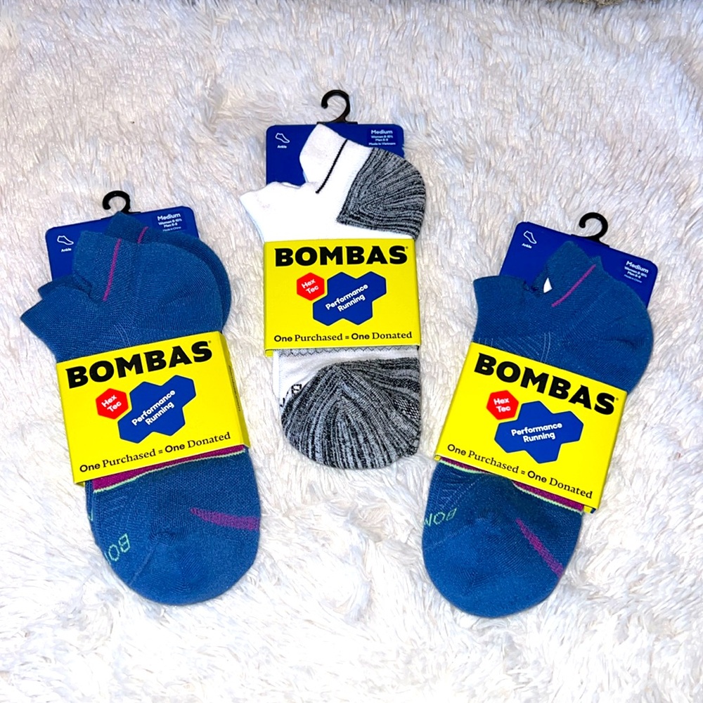 BOMBAS DYNAMIC DUO OF  PERFORMANCE RUNNING CREWS